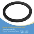 thumbnail image 3 of Unique Bargains 4' DN100 Nitrile Rubber Flat Washer Quick Connector Gasket Black, 3 of 5