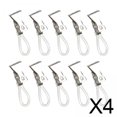 thumbnail image 1 of clips para toallas,Clip para colgar paños de cocina Pinzas para colgar ropa,Clips de metal para toallas de cocina con lazo para colgar,Perchas con gancho para tela para la cocina del, 1 of 10