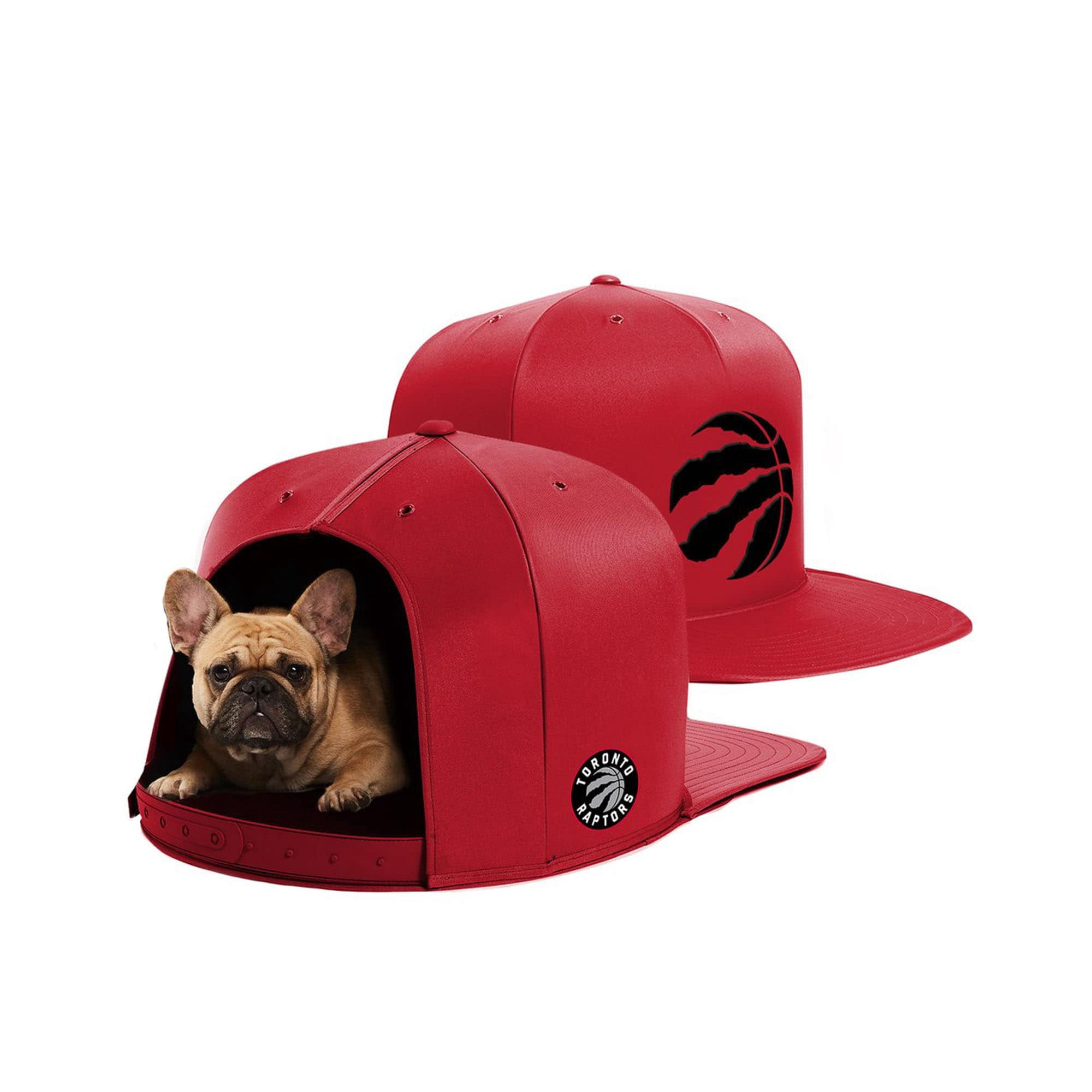 Red Toronto Raptors Medium Pet Nap Cap 