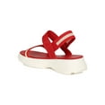 thumbnail image 3 of Women Stripe Elastic Ankle Strap Flatform Sneaker Sandal 18847, 3 of 6