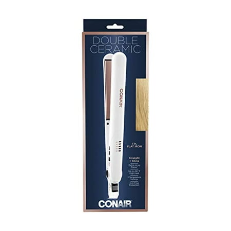Conair - Double Ceramic 1" Flat iron - Rose Gold