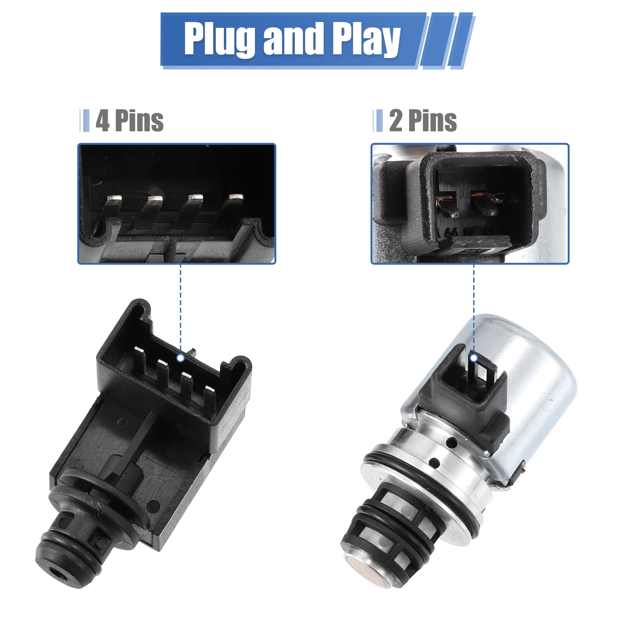 Unique Bargains Transmission Pressure Sensor Governor Solenoid for Dodge for Jeep Models