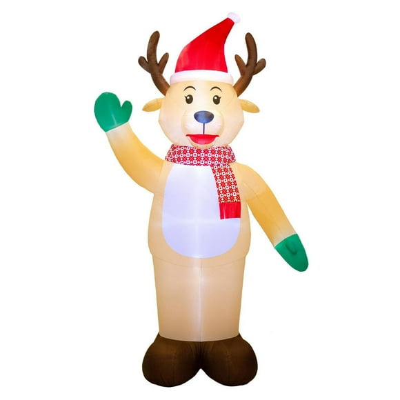 Occasions Noël Renne ondulant colossal gonflable de 20 pieds
