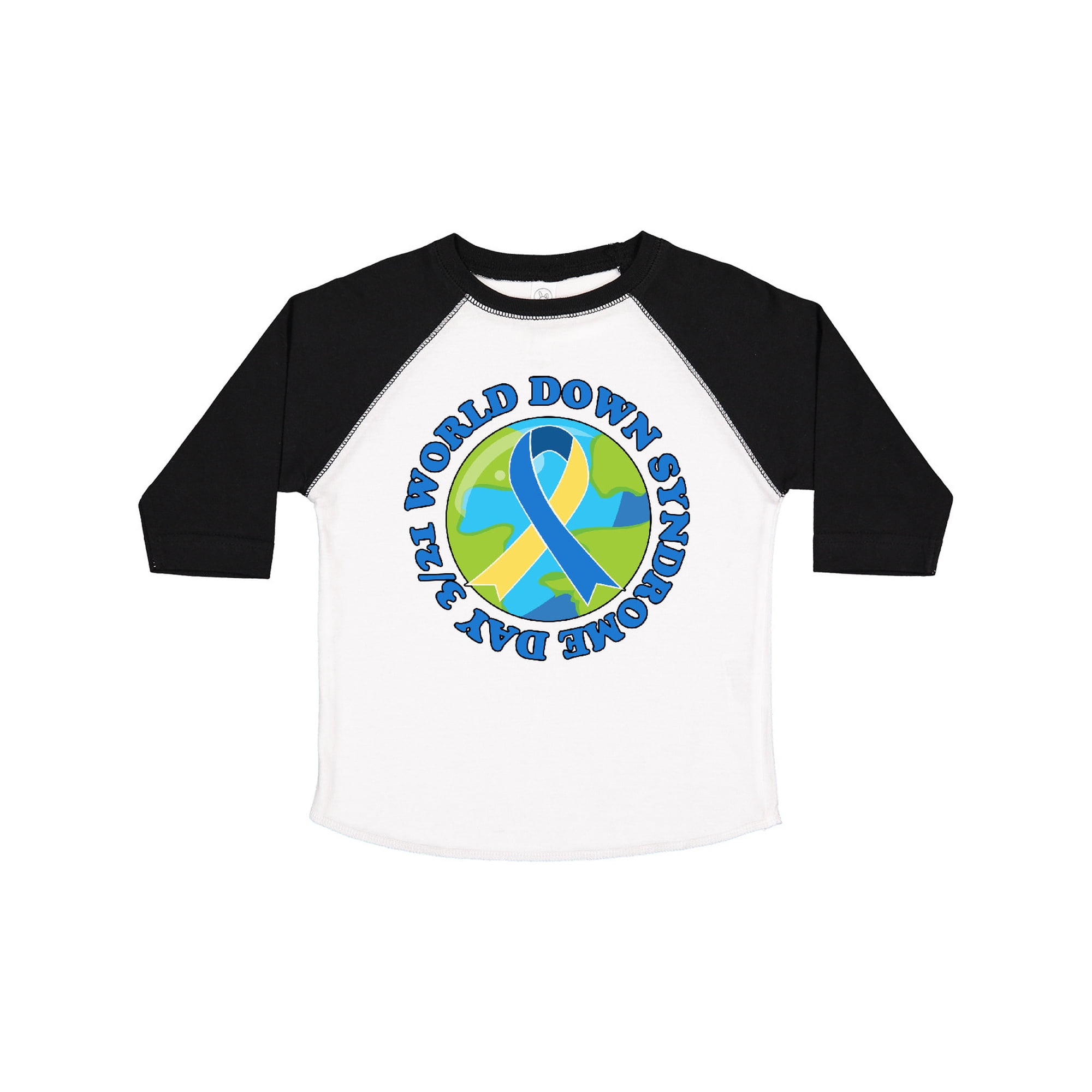 Inktastic World Down Syndrome Day March 21 with Planet Earth Boys or Girls Toddler T-Shirt