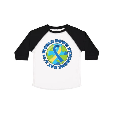 Inktastic World Down Syndrome Day March 21 with Planet Earth Boys or Girls Toddler T-Shirt