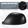 thumbnail image 4 of Unique Bargains Pair Car Rear View Mirror Cover Cap Replacement Matte Black for Volkswagen Transporter T5 T6 Mirror Caps, 4 of 6