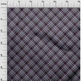 thumbnail image 3 of oneOone Cotton Poplin Plum Fabric Plaid Diy Clothing Quilting Fabric Print Fabric By Yard 42 Inch Wide, 3 of 4