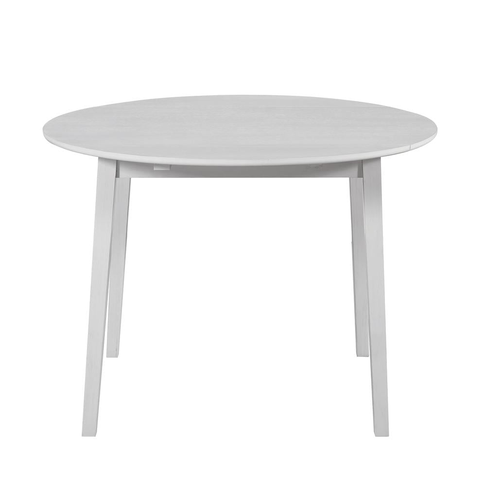 Steve Silver Naples White Wood Drop-leaf Dining Table