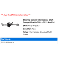thumbnail image 2 of Steering Column Intermediate Shaft - Compatible with 2009 - 2015 Audi S4 2010 2011 2012 2013 2014, 2 of 2