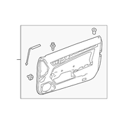 Genuine OE Mercedes-Benz Door Trim Panel - 207-720-38-70-3E01