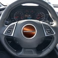 thumbnail image 3 of IPG Compatible with 2017-2024 Camaro Carbon Fiber Steering Wheel Accent Decal Cover Chevy Wrap Skin Do it Yourself Kit Decorative Stickers (Bronze), 3 of 6