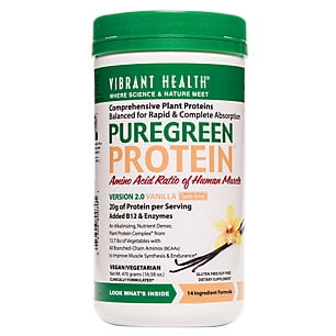 UPC 074306800701 product image for Vibrant Health - PureGreen Protein Vanilla - Comprehensive Plant Proteins Balanc | upcitemdb.com
