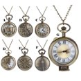 thumbnail image 3 of PVCS Personalized Pattern Steampunk Vintage Quartz Roman Numerals Pocket Watch, 3 of 3