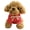 Red, variant on BESTSKY Dog Stuffed Animal,Soft Touch Fabric Dog Plush,Skin-Friendly and Snuggle-Worthy Puppy Stuff,Orange,20cm