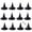 #2-12PC, variant on Lighted Witch Hat Hanging Chime 15.6in with Warm LED String Lights,Spooky Halloween Decor for Porch Tree Window Display
