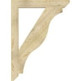 thumbnail image 3 of Ekena Millwork 4"W x 32"D x 44"H Funston Slat Rough Sawn Bracket, Douglas Fir, 3 of 4
