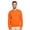 Safety Orange Pack 1, variant on ® High Visibility Sweatshirt Crewneck Hi Vis Safety Plain Pullover Sweater (Safety Green Pack 1, 4XL)