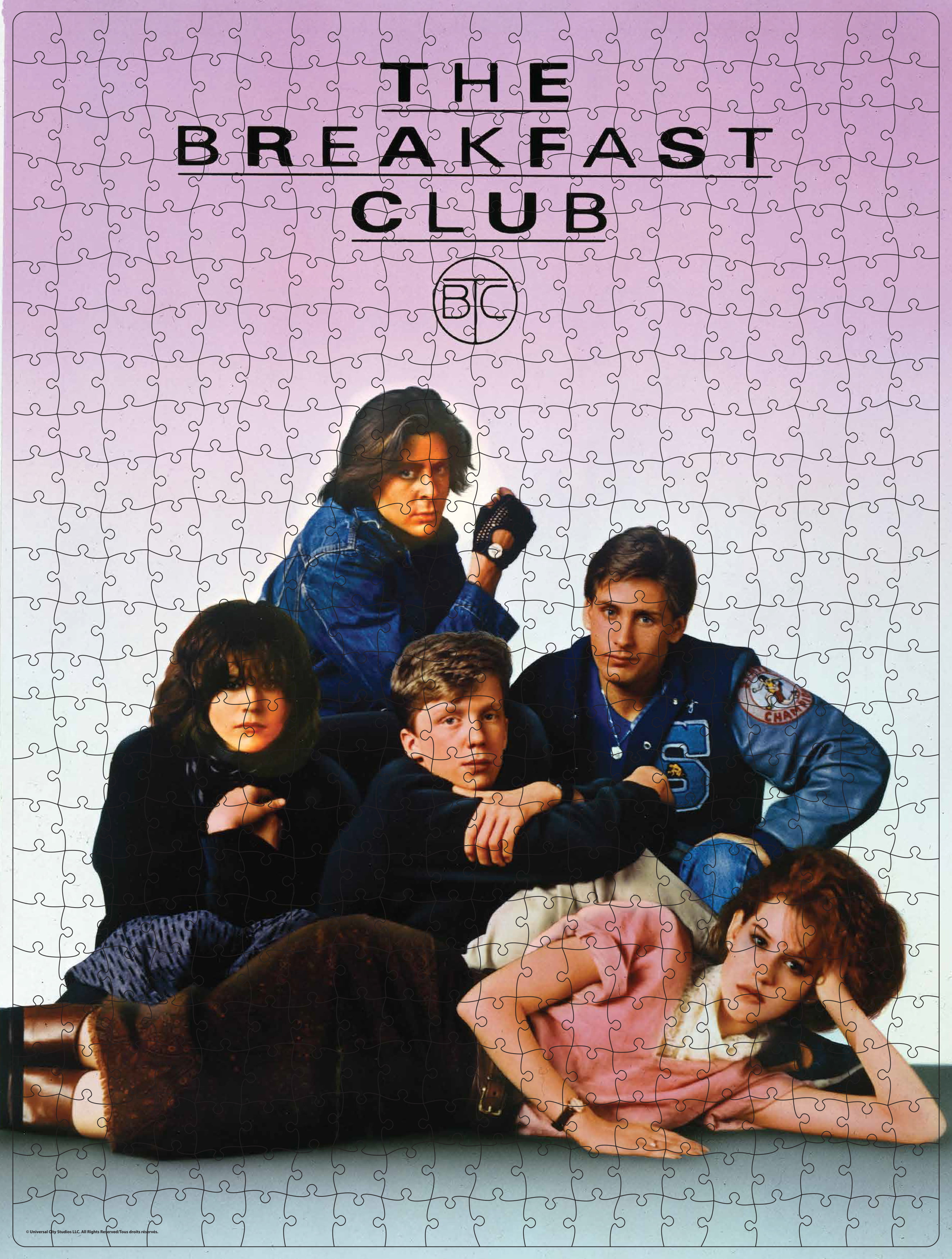 Cardinal Blockbuster "The Breakfast Club" Movie Poster 500 Piece jigsaw Puzzle 