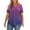 Dark Purple, variant on Plus Size Tops for Women Summer Casual Cute Tees Shirt V Neck Long Sleeve Gradient Print Blouses 4x-5x Tunics Blouses Wine L