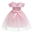 thumbnail image 3 of Toddler Rainbow Pageant Dresses for Girls Tutu Party Sparkly Princess Gown 3-9Years, 3 of 4