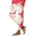 thumbnail image 4 of TaTaai Women's Valentine Print Casual Yoga Leggings, Valentine's Day Gift, Daily Home Activewear Leggings Gift, 4 of 6