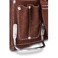 thumbnail image 3 of Big Time Products 100873 AWP Suede Leather Tool Pouch with Steel Hammer Loops, Brown, 3 of 7