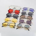 thumbnail image 5 of Steampunk Sunglasses for Men and for Women Lightweight Alloy Frame Fashion Eyewear Small Frame with Side Bag Design and, 5 of 5