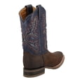 thumbnail image 2 of Botas Hombre Cuatralba Piel Vaquera Comoda Ajustable Casuales Resistentes Durables cafe 27.5, 2 of 3