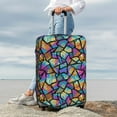 thumbnail image 4 of Uemuo Colored Glass1 Printed Washable Luggage Cover - Fashion Suitcase Protector Fits 18-32 Inch Luggage -X-Large, 4 of 9