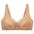 thumbnail image 2 of Abcnature Women Full Coverage Bras Oversized Non-wired Bras Glossy Push-up Back Bras, 2 of 3