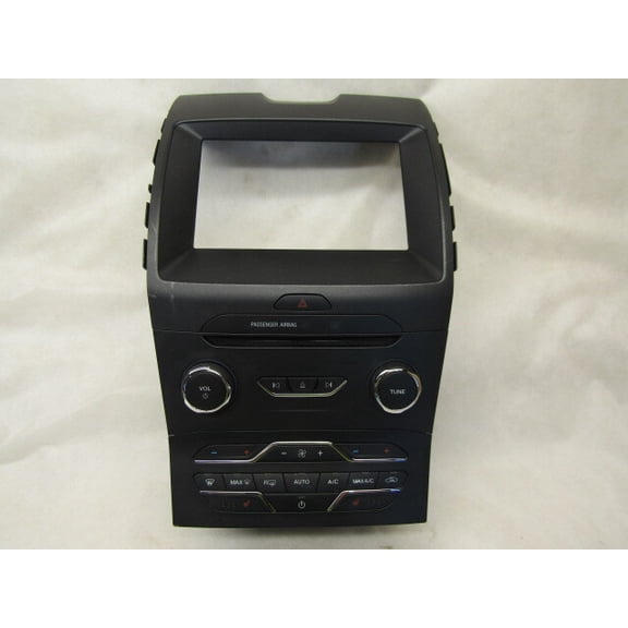 Pre-Owned 2015 2016 2017 2018 Ford Edge 8" Opening Radio Control Panel OEM LKQ - Verify Specific Vehicle Fitment In Description - (Good)
