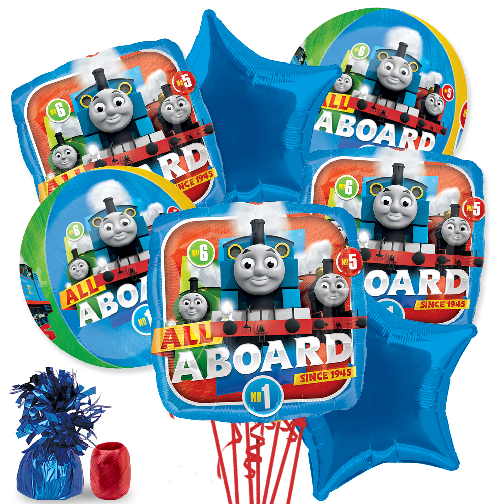 Thomas the Train Deluxe Balloon Bouquet Kit
