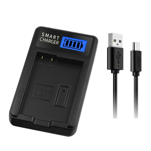 AOOOWER EN-EL14 Battery Charger for P7000 P7700 P7800 D3100 D3200 D3300 P7100