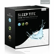 SLEEP TITE Hypoallergenic 100% Waterproof Mattress Protector - 15-Year U.S. Warranty - Vinyl Free - Twin