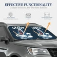 thumbnail image 4 of Naloa Shark Print 2-Piece Windshield Sunshade,Foldable Car Front Window Sun Shades,for Most Sedans SUV Truck-Medium, 4 of 6