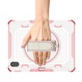 thumbnail image 4 of iPad 10th Generation Case 2022,TECH CIRCLE Military Grade Heavy Duty Shockproof Silicone Protective Cover for iPad 10th Gen 10.9 Inch 360? Rotatable Stand Pencil Holde Case for Girl Boy,Pink, 4 of 9