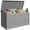 Gray, variant on Patiowell 150 Gallon Deck Box, Waterproof Large Outdoor Storage Box with Padlock for Patio Furniture, Black