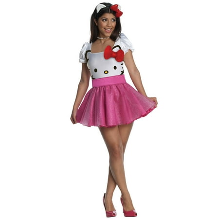 Hello Kitty Pink Adult Halloween Costume