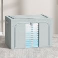 thumbnail image 1 of Clothes Storage Organizer Bins with Clear Window Storage Bins for Car Use & Household Use, 1 of 4