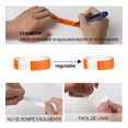thumbnail image 3 of 600 Pulseras Brazaletes Tyvek - Eventos Hoteles Shows Número, 3 of 8