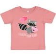 thumbnail image 3 of Inktastic Stealin' Your Heart Cute Raccoon Boys or Girls Baby T-Shirt, 3 of 5
