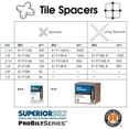 thumbnail image 7 of SuperiorBilt 1/16" Tile Spacer Bag 300 Pcs, 7 of 7