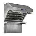 thumbnail image 2 of Forno FRHWM502930 30 inch Savona Stainless 1200 CFM Wall Mount Range Hood, 2 of 4