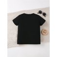 thumbnail image 3 of Camiseta gráfica de dinosaurio y Gran Hermano - Camiseta informal negra de cuello redondo y manga corta con divertido estampado de dinosaurio, perfecta para primavera/verano | Camiseta con temática, 3 of 7