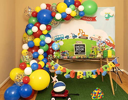 lego balloon garland