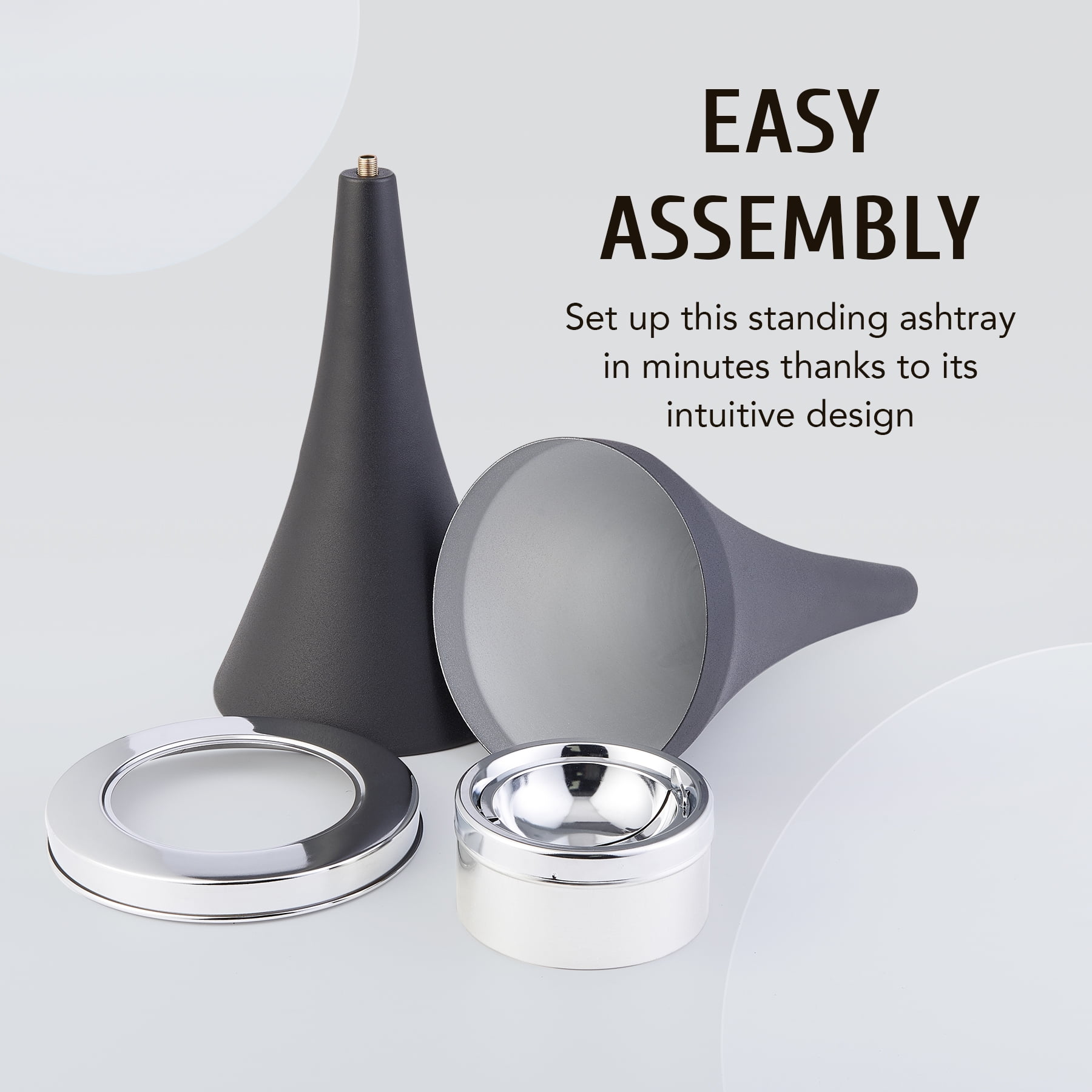 7up l Floor Standing Ashtrayセブンアップ灰皿 Outdoor Ashtray: Floor Standing, Self-Cleaning, Contemporary