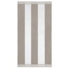 Superior Oversized Cabana Stripe Niantic Beach Towel, Grey