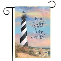 Briarwood Lane Coastal Lighthouse Summer Garden Flag