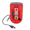 2024 New Clearance Solar Alarm Lamp, 110dB Sound & Light Alarm Strobe