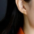 thumbnail image 2 of QQTDFG Women Sterling Silver Cute Scissors CZ Stud Earrings A1374-Gold, 2 of 4